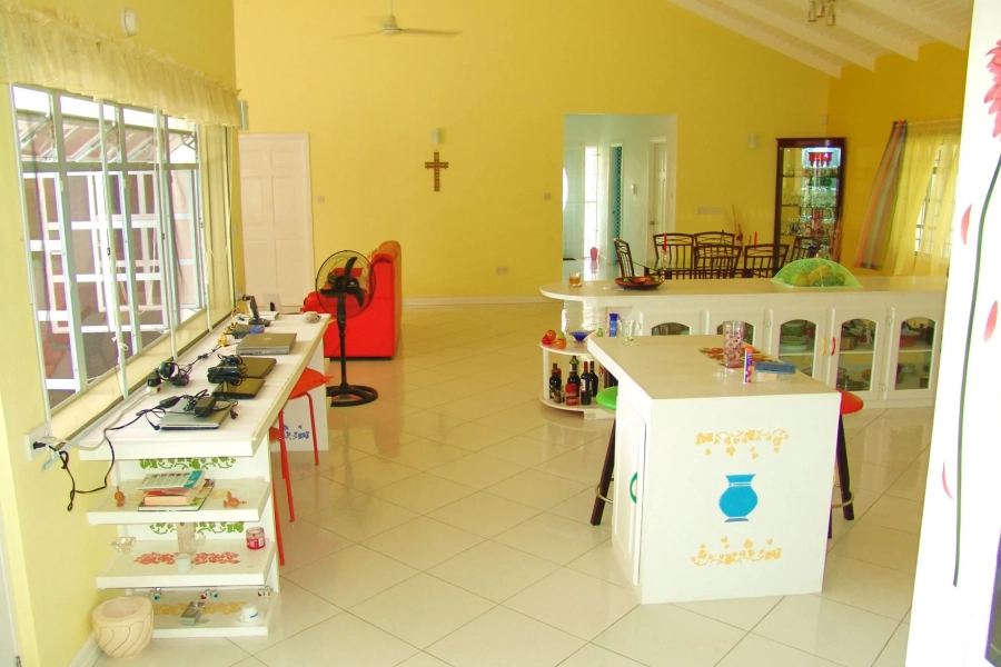 St. Lucia Real Estate Sea View Villa in Castries ceiling fans