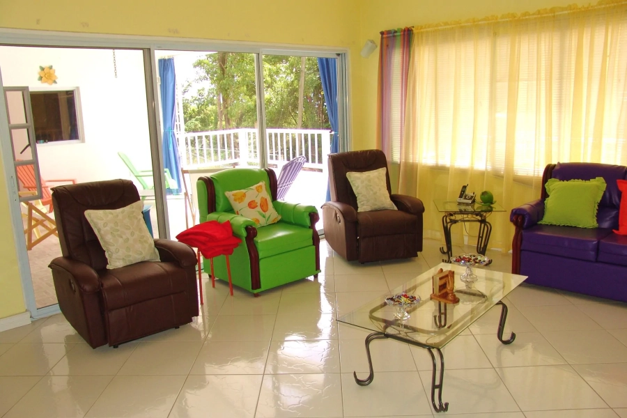 St. Lucia Real Estate Sea View Villa with Pool & Orchard in Castries