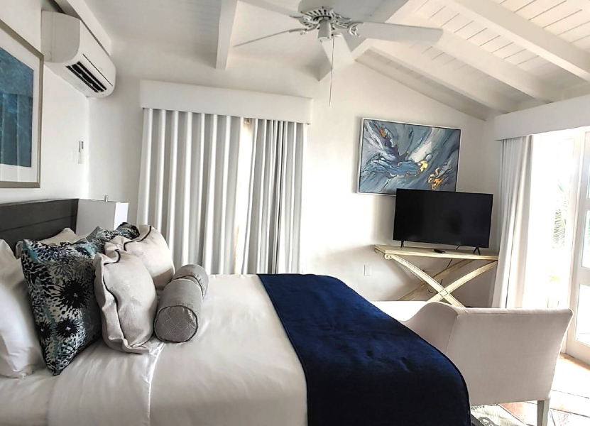 St. Lucia Real Estate Windjammer Landing 2 Bed Villa with Television and views of the ocean