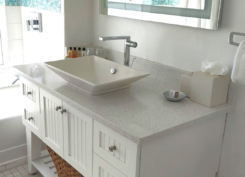 St. Lucia Real Estate Windjammer Landing 2 Bed Villa bathroom sink