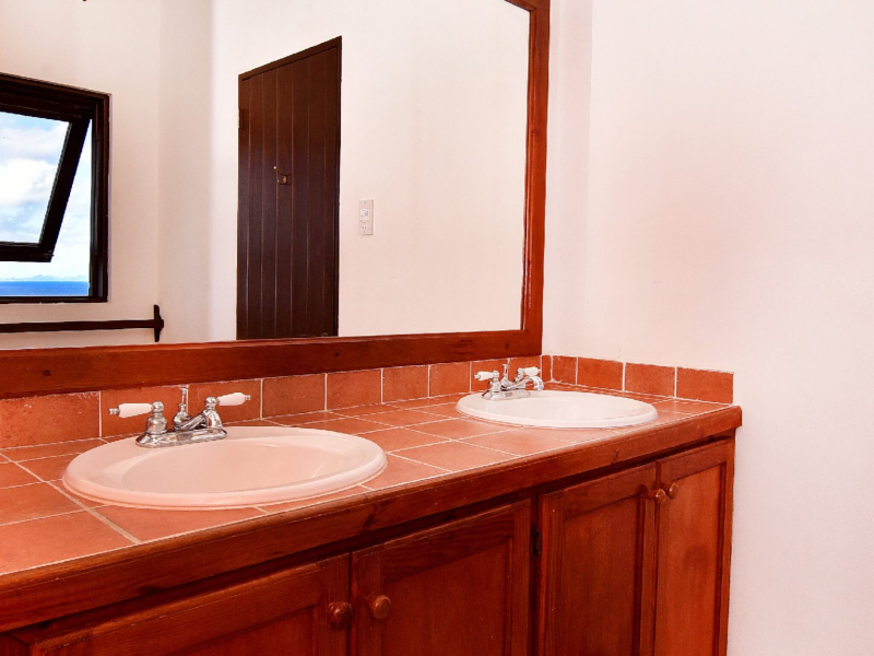 St. Lucia Real Estate Cliffside Oceanview Estate Large mirrors