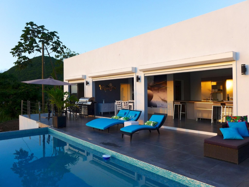 st lucia real estate 3-Bedroom Villa with Breathtaking Caribbean Sea Views